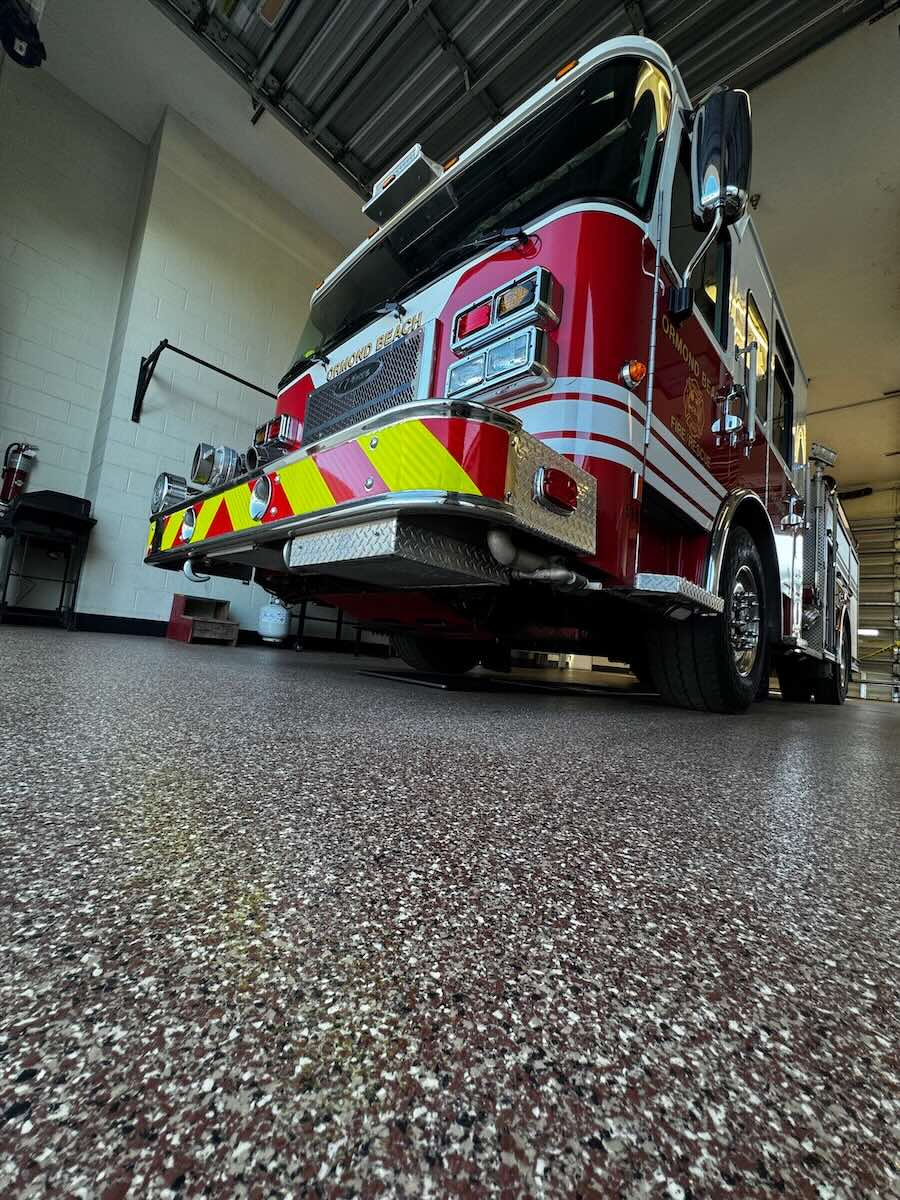 long lasting fire station floor coating